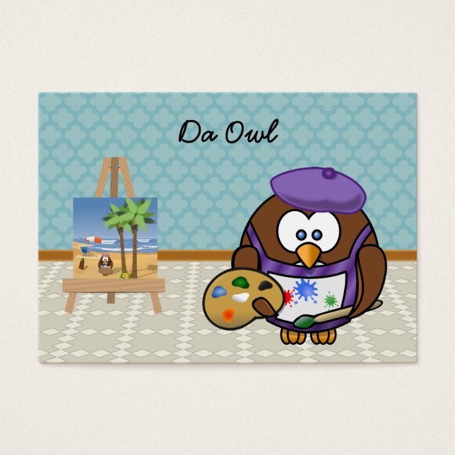 hibou artiste (Devant)