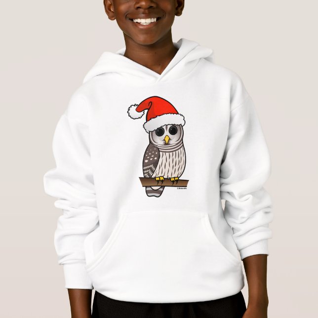 Hibou barré Père Noël de Noël (Devant)