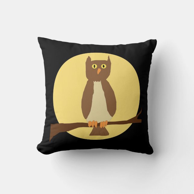 Hibou dans le coussin de la lune (Recto)