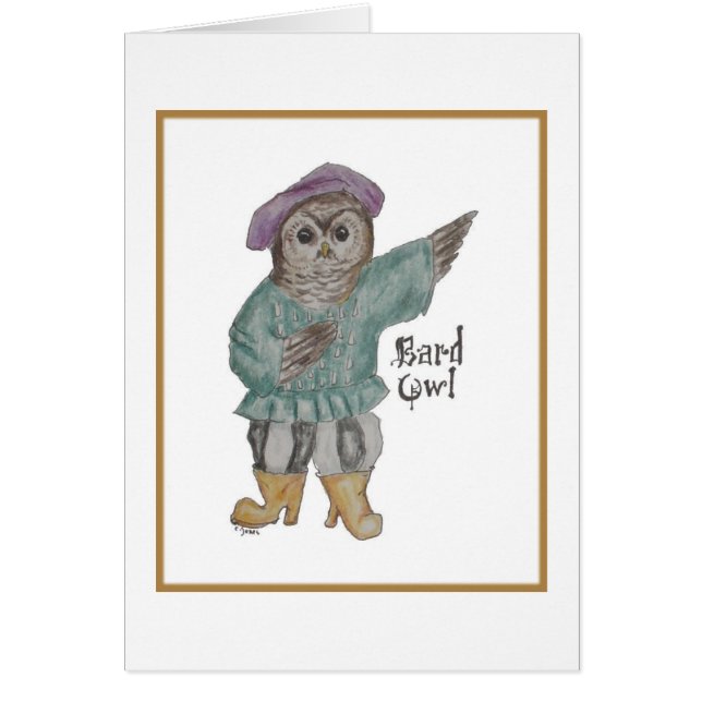 Hibou de barde (Devant)