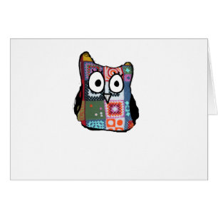 Hibou de patchwork