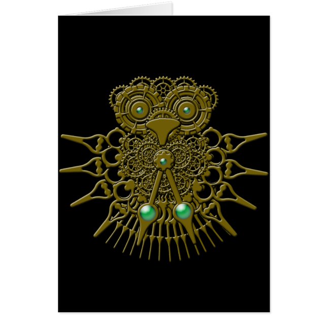 Hibou de Steampunk (Devant)