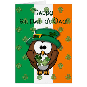 hibou du jour de St. Patty