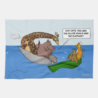 Hibou et minou et d'autres serviette de cuisine