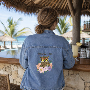 Hibou Fleurs Printemps Pastel Vintage Fantaisiste