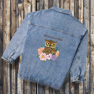 Hibou Fleurs Printemps Pastel Vintage Fantaisiste 
