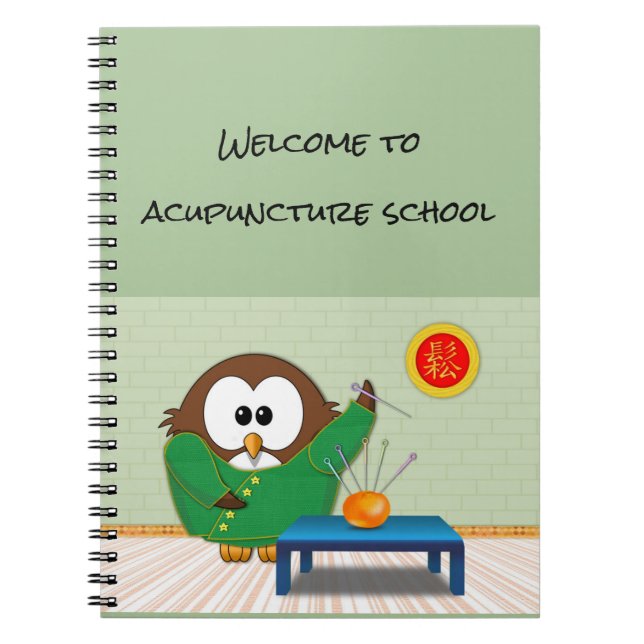 hibou médecin chinois - carnet (Devant)