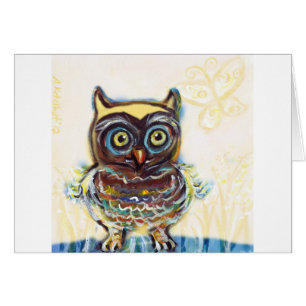 hibou mignon de bébé