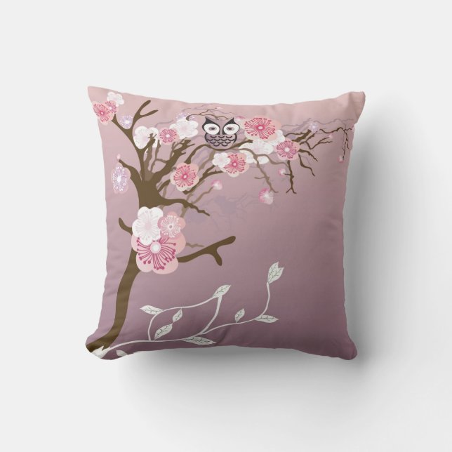 Hibou sur un coussin de MoJo d'Américain d'arbre (Recto)