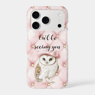 Hibou touffes or rose vous verrons