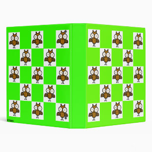 Hiboux de recoin de livre : Classeur d'Avery de