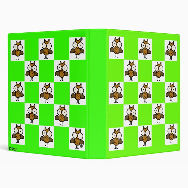Hiboux de recoin de livre : Classeur d'Avery de (Arrière-plan)