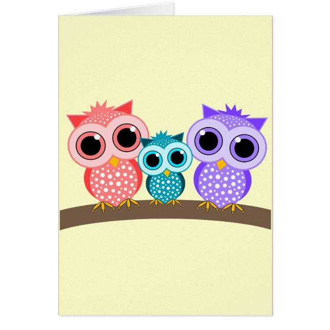 hiboux mignons (Devant)