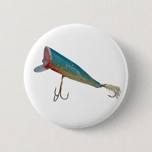 Hickey Do Beachcomber Vintage Fishing Lure Series 2 Inch Round Button