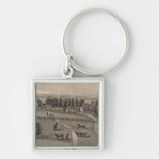 Hickmann, Nebraska Keychain (Front)