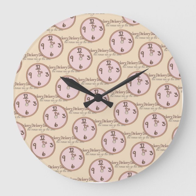 Hickory Dickory Dock 2 Kids Clock (Front)