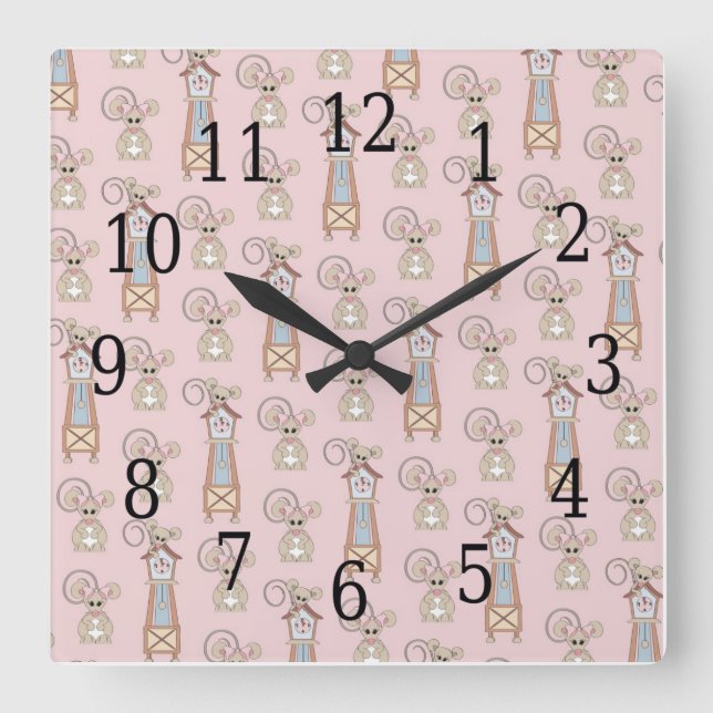 Hickory Dickory Dock Kids Clock (Front)