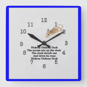 HIckory Dickory Dock Wall Clock