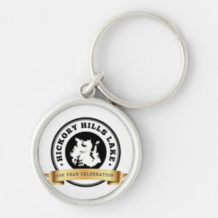 Hickory Hills Lake 100 Year Celebration Keychain