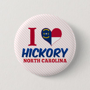 Hickory, North Carolina 2 Inch Round Button