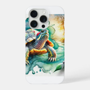Hicotea Turtle 130924AREF109 - Watercolor iPhone 15 Pro Case