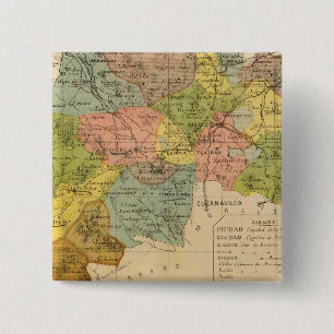 Hidalgo, Mexico 2 Inch Square Button