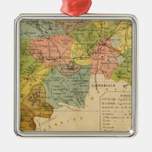 Hidalgo, Mexico Metal Ornament