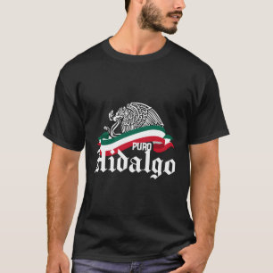 Hidalgo Mexico Puro Hidalgo Flag Eagle T-Shirt