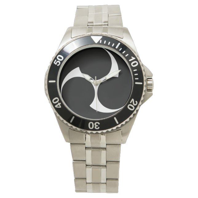 Hidari-Gomon (Okinawa Mon) Watch (Front)