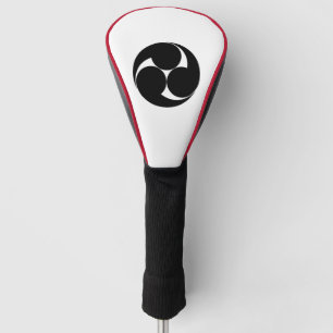 Hidari Mitsudomoe (Without Ground) Golf Head Cover