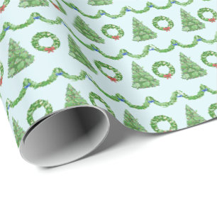 Hidden Animals Holiday Wrapping Paper