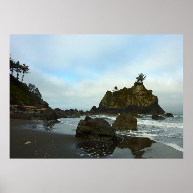 Hidden Beach II at Redwood National Park Poster (Front)