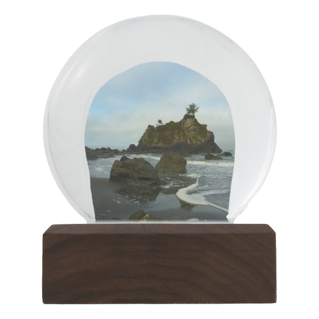 Hidden Beach II at Redwood National Park Snow Globe (Front)