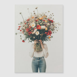 Hidden Behind the Blooms Magnetic Invitation