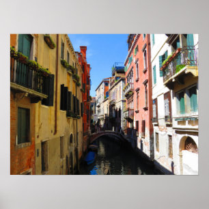 Hidden Canal in Venice - Poster