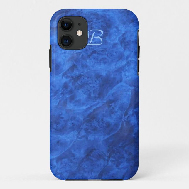 Hidden Canines in Blue Walnut iPhone 5 case (Back)