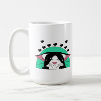 hidden cat coffee mug