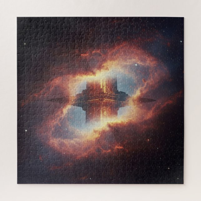 Hidden City in Different Universal Realm Jigsaw Puzzle (Vertical)