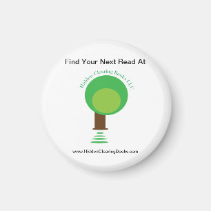 Hidden Clearing Books Magnet