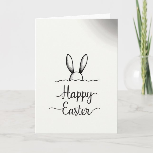 Hidden Critter Spring Greeting Card (Front)
