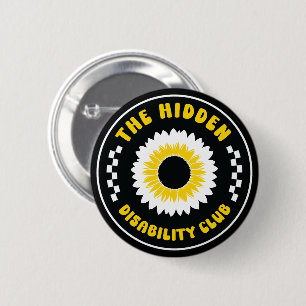 hidden disability awareness 2 inch round button