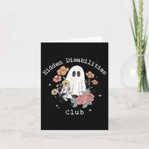 Hidden Disability Invisible Disability Autism Card