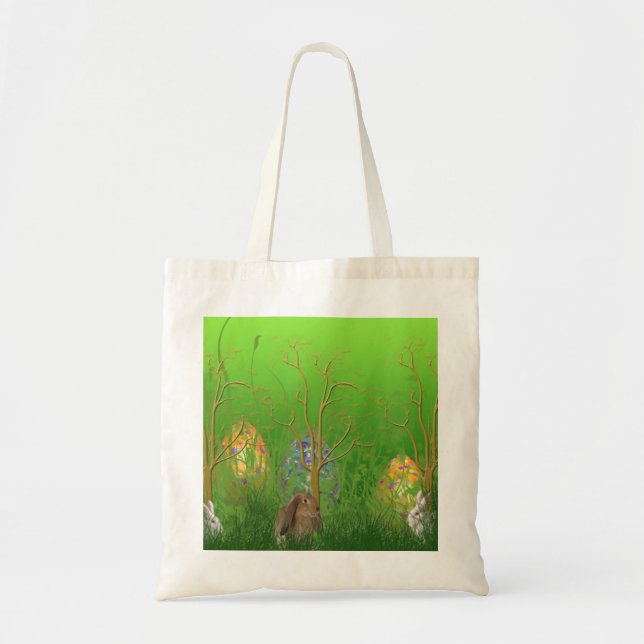 Hidden Easter Eggs Tote Bag (Front)