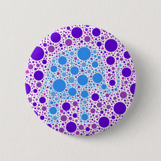 Hidden Elephant Dots 2 Inch Round Button