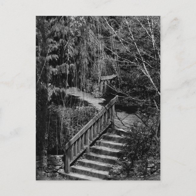 Hidden Garden Stairway Postcard (Front)