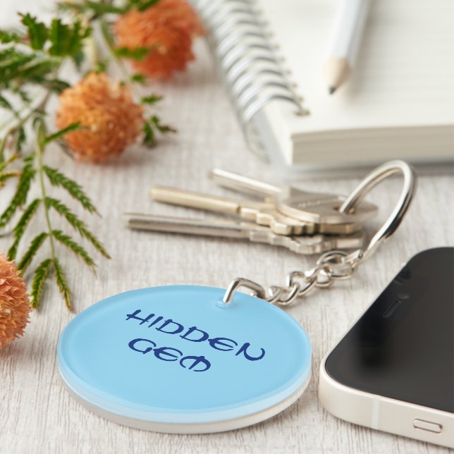 Hidden Gem Acrylic Keychain (Front Right)