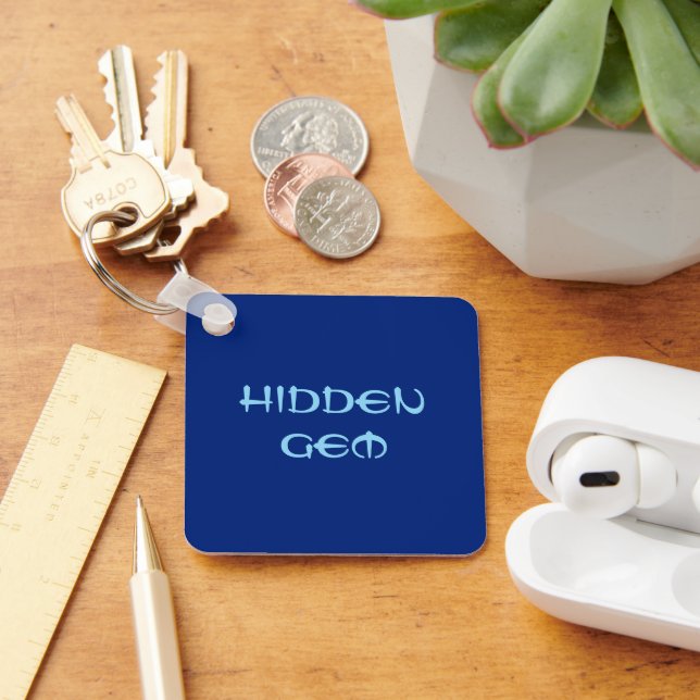 Hidden Gem Acrylic Keychain (Desk)