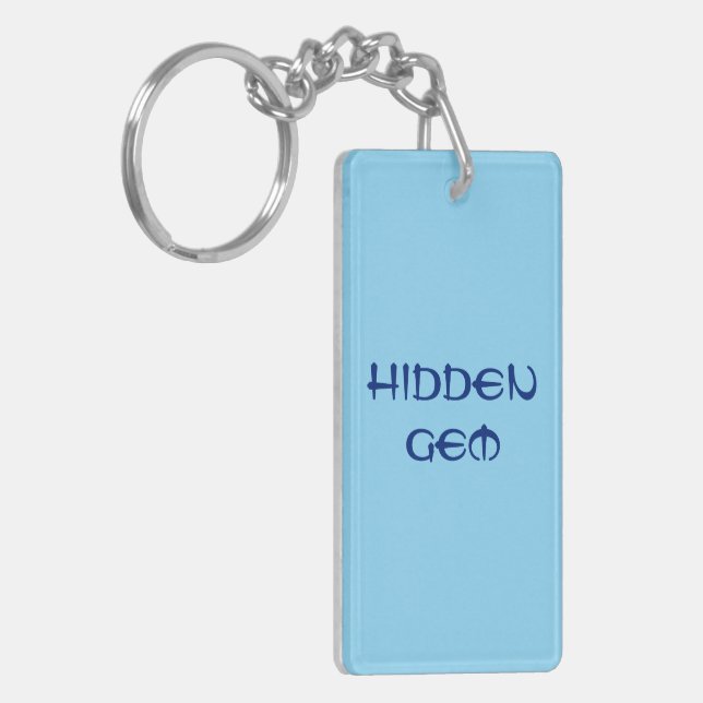 Hidden Gem Acrylic Keychain (Front Left)