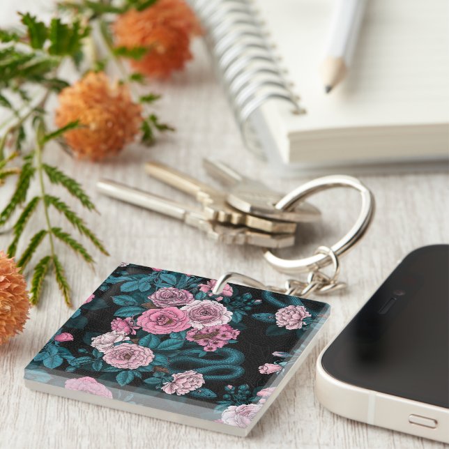 Hidden in the roses 2 keychain (Front Right)