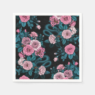 Hidden in the roses 2 napkin